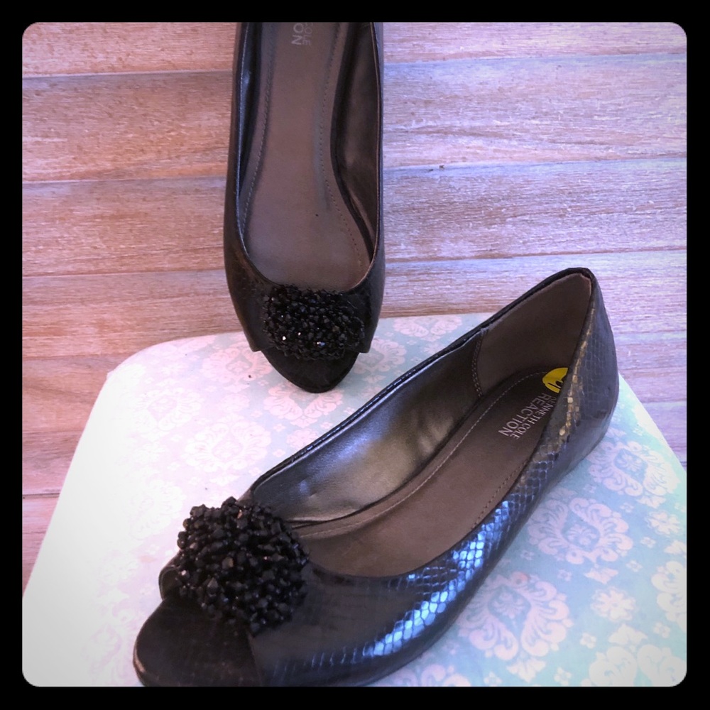 Peep Toe Designer Flats